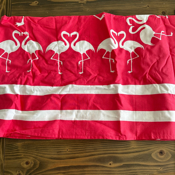 Beach Road Beach Sheet One Size Pink Flamingo Print - Picture 4 of 4